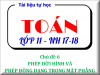 Tài liệu tự học Toán 11 chủ đề 6 - Hình học 11 chương 1