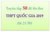 Tuyển tập 50 đề thi thử THPT Quốc gia 2019 (Phần 2)