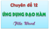 12 Ung dung dao ham