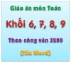 Bộ giáo án môn Toán THCS mới - File Word