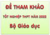 Đề thi tham khảo Kỳ thi tốt nghiệp THPT năm 2022