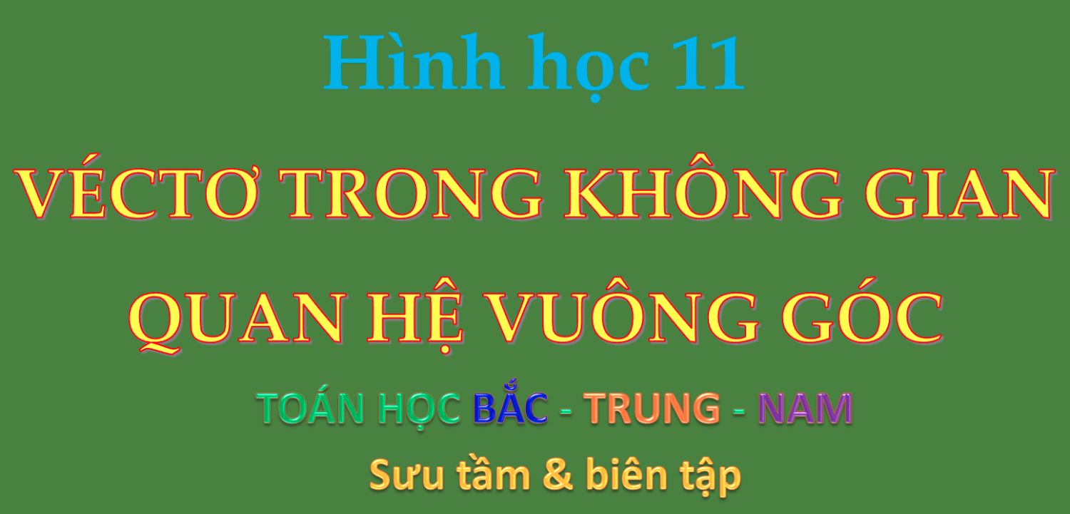 440 câu trắc nghiệm Hình học 11 chương 3 có giải chi tiết - File word