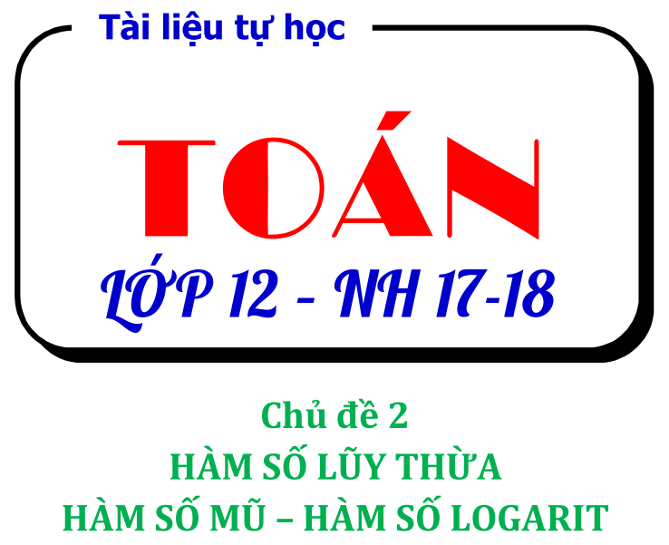 Tài liệu tự học Toán 12 chủ đề 2