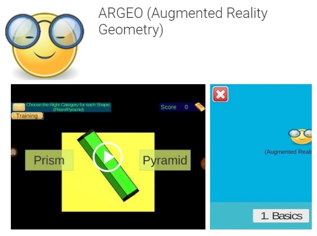 ARGEO (Augmented Reality Geometry) - Trải phẳng các hình không gian