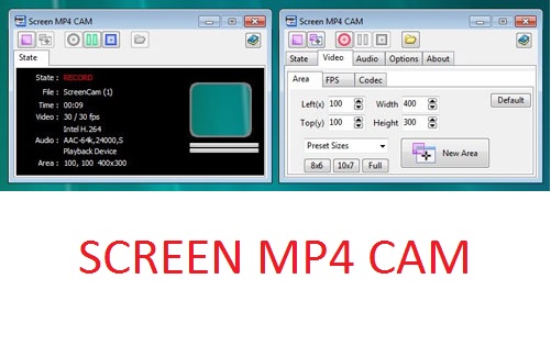 Screen MP4 CAM - Phần mềm chụp màn hình hỗ trợ định dạng file MP4