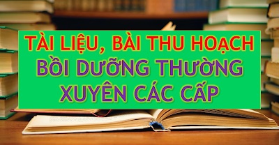 Bài thu hoạch bồi dưỡng thường xuyên Giáo viên phổ thông