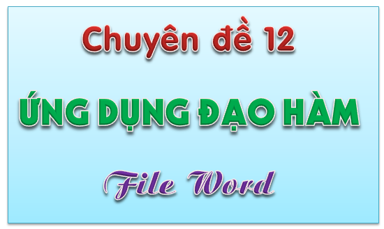 12 Ung dung dao ham