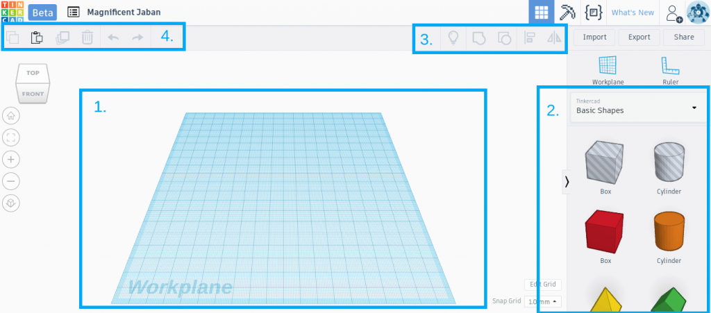 interface marked