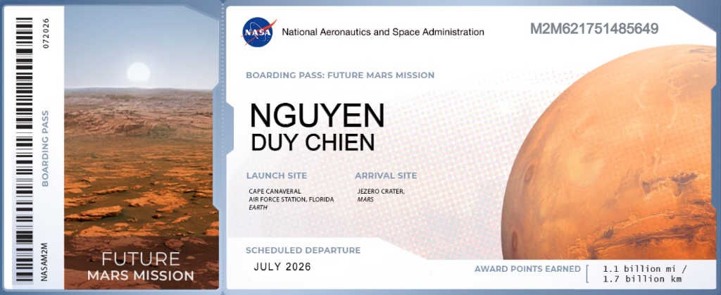 Chương trình "gửi tên lên sao Hỏa" của NASA đã trở lại